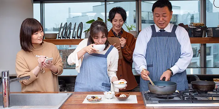 風味や食感、美味しさにとことん拘る開発チーム