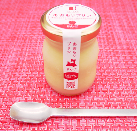 オフィス社食メニュー：あおもりプリン(りんご)