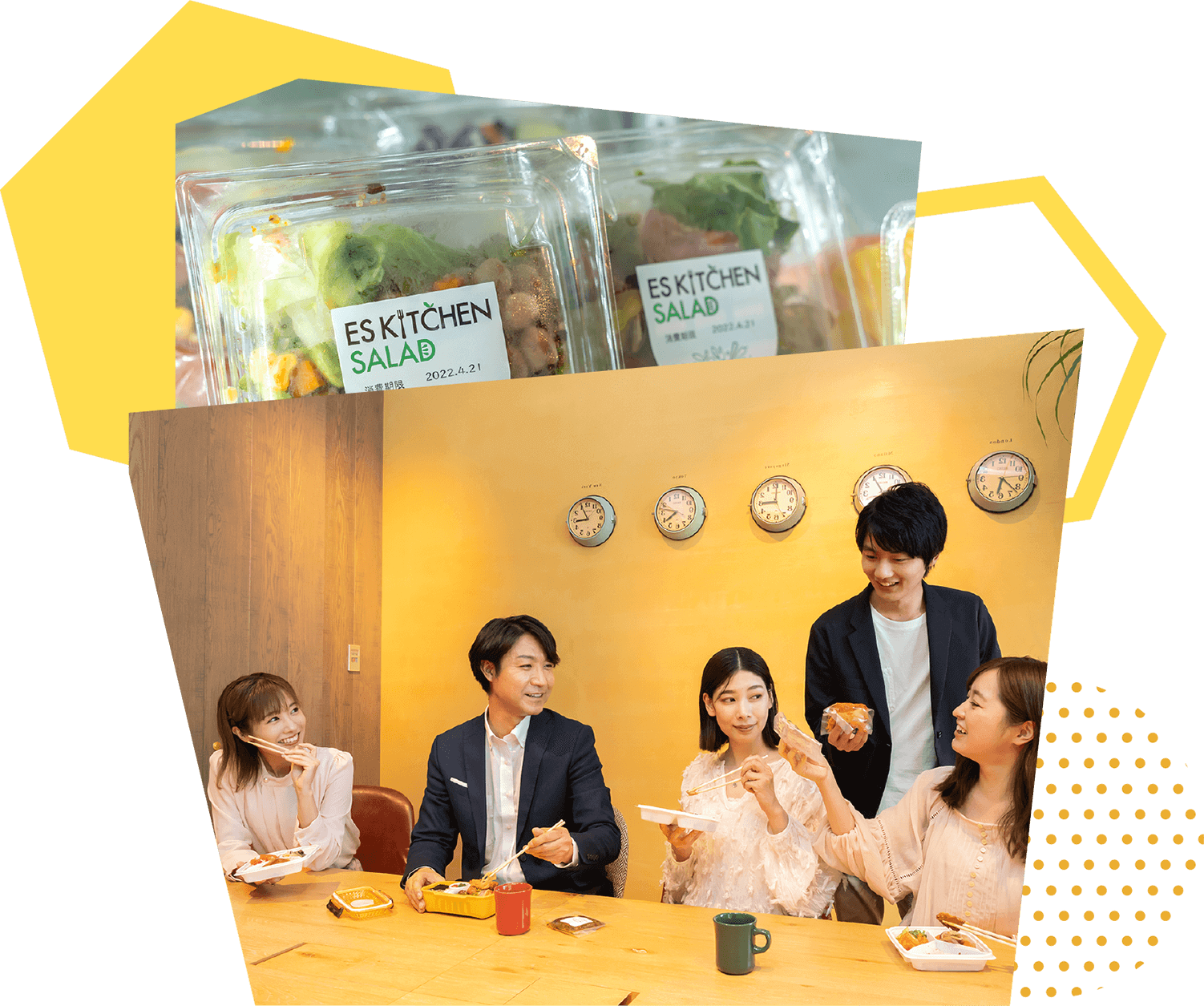 自社工場での新商品の社食開発