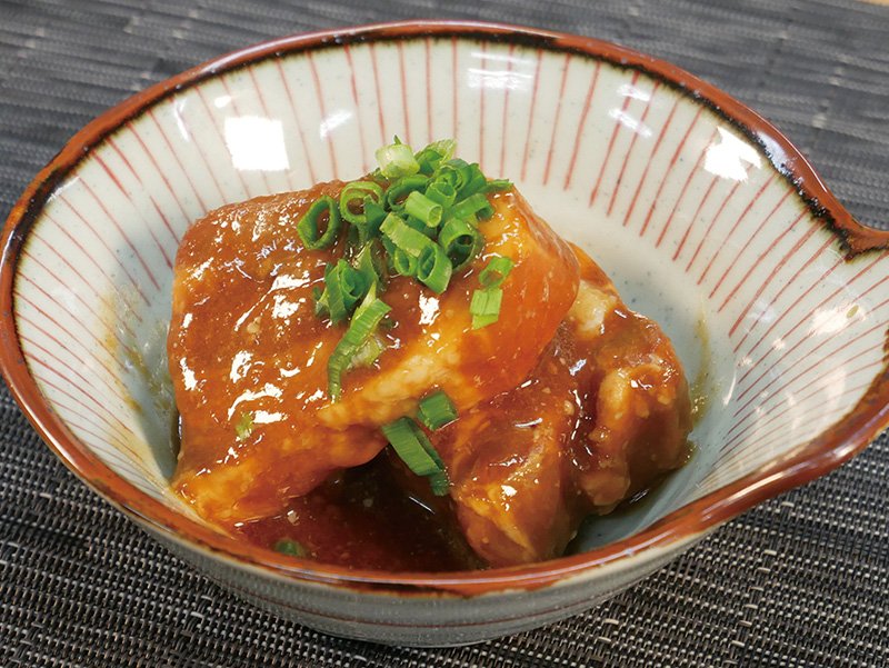 社食惣菜アレンジメニュー「豚の角煮」