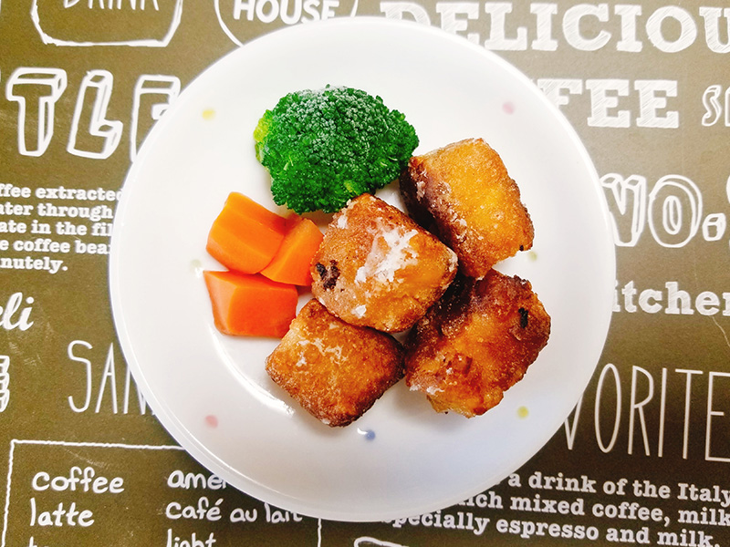 社食惣菜アレンジレシピ「高野豆腐の唐揚げ」