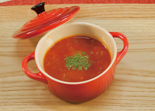 社食惣菜アレンジメニュー「ミネストローネスープ」