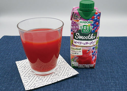 社食惣菜の食べ合せ「Wベリースムージーヨーグルト」