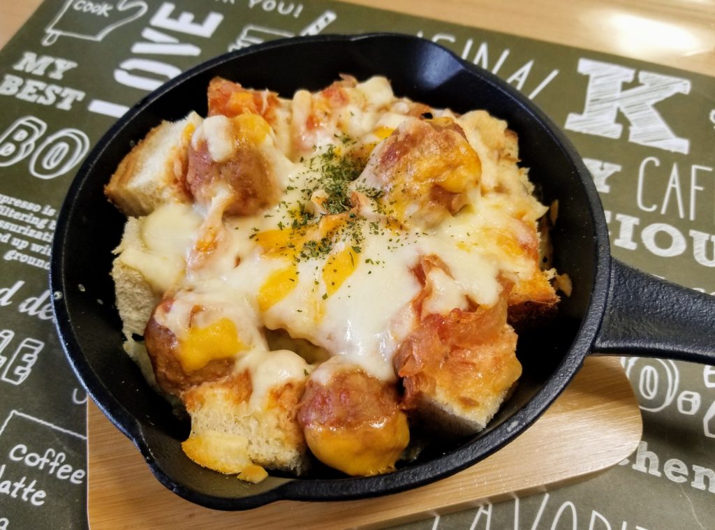 社食惣菜アレンジレシピ「鶏団子のパングラタン」