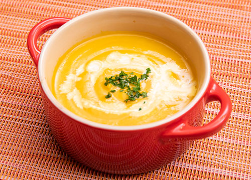 社食惣菜アレンジメニュー「かぼちゃスープ」