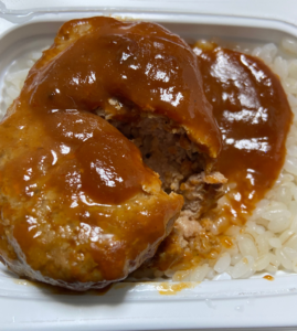 社食ランチ：煮込みハンバーグ