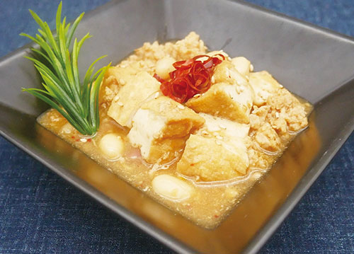 社食惣菜アレンジメニュー「麻婆厚揚げ」