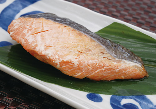 社食惣菜アレンジメニュー「銀鮭の塩焼き」