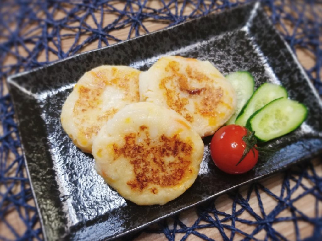 社食惣菜アレンジレシピ「卯の花のポテト焼き」