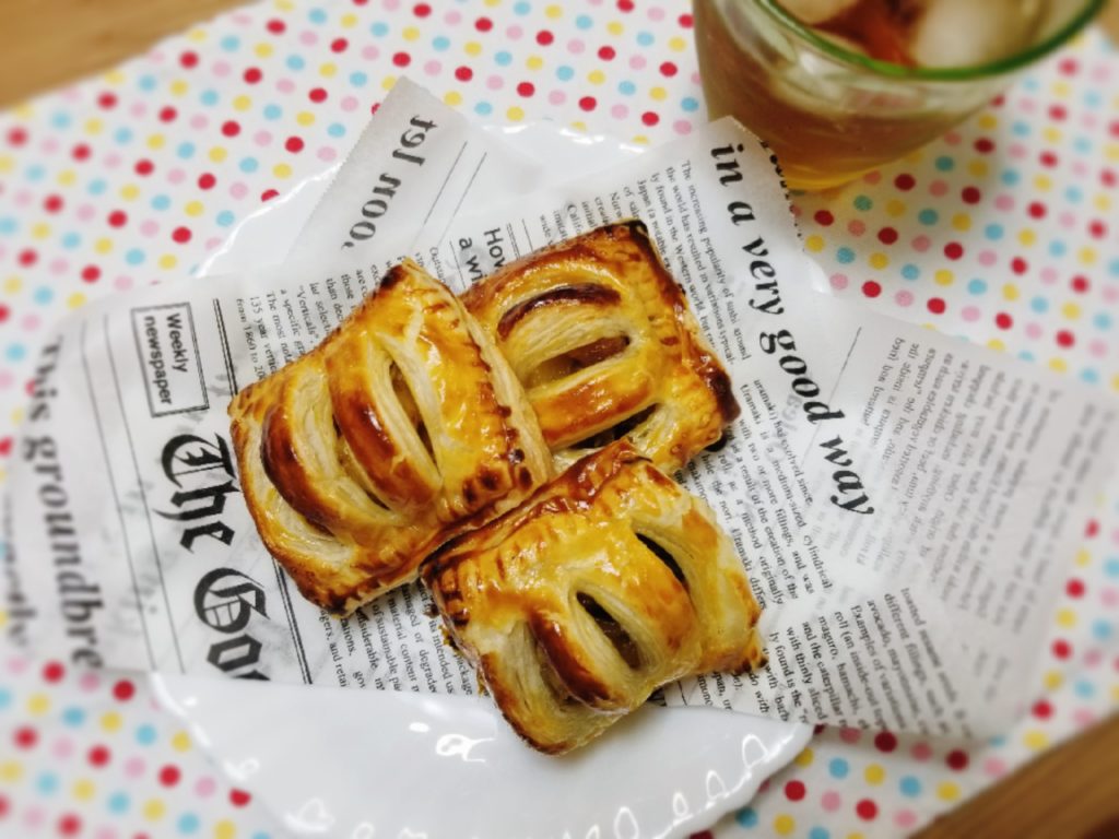 社食惣菜アレンジレシピ「焼きいもパイ」