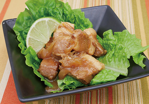 社食惣菜アレンジメニュー「やみつきトンテキ」