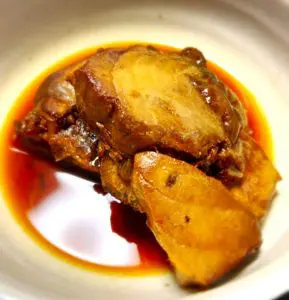 ワンコイン社食でまぐろの角煮