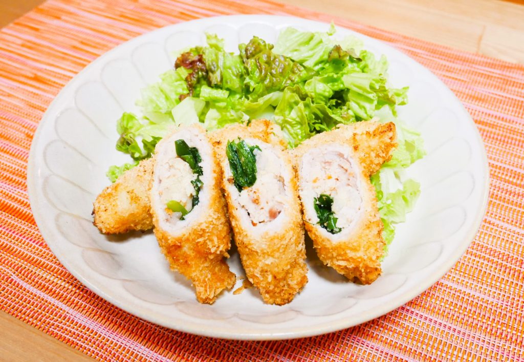 社食惣菜アレンジレシピ「卯の花肉巻き」