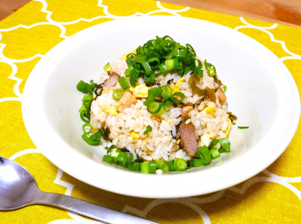 社食惣菜アレンジレシピ「とんてきチャーハン」