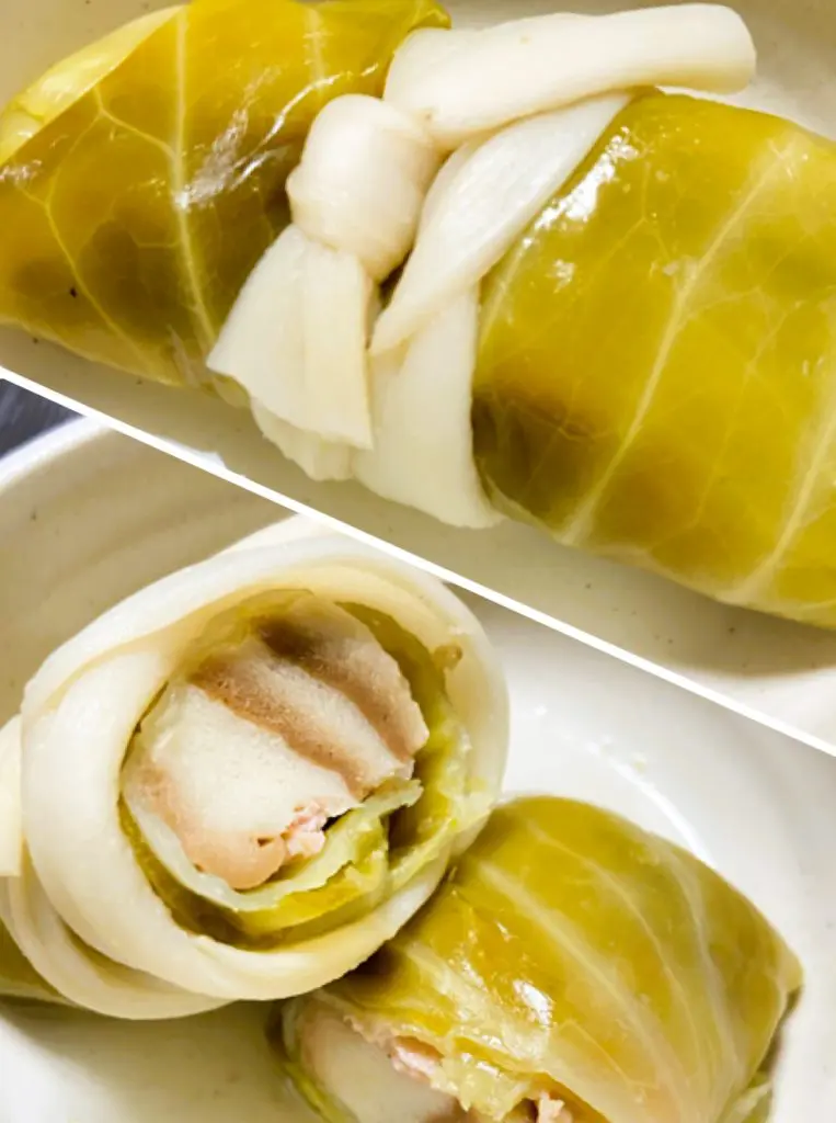 食事補助：ヘルシーロールキャベツ