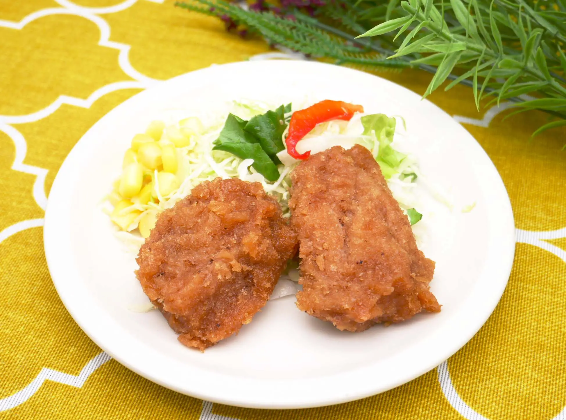 食事補助の人気メニュー：車麩のタレカツ