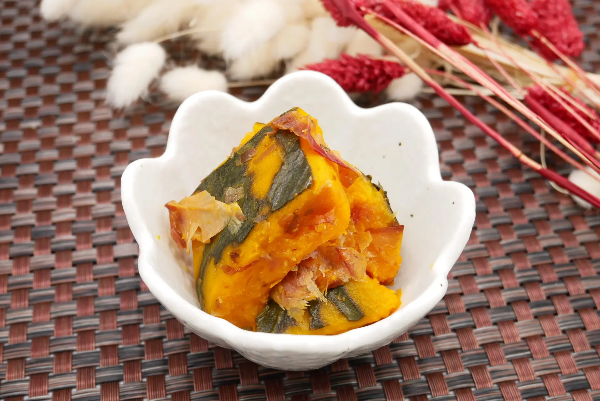 社食惣菜の食べ合せ「かぼちゃの土佐煮」