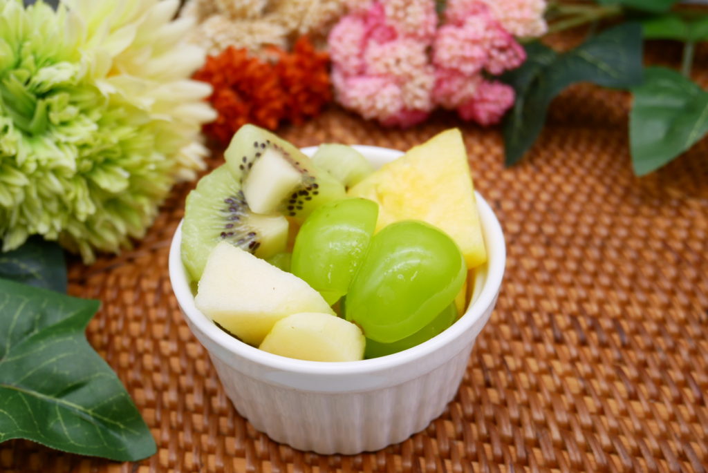 社食惣菜の食べ合せ「季節のフルーツ」
