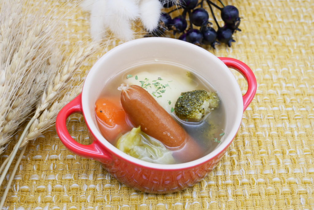 社食惣菜の食べ合せ「ごろごろポトフ」