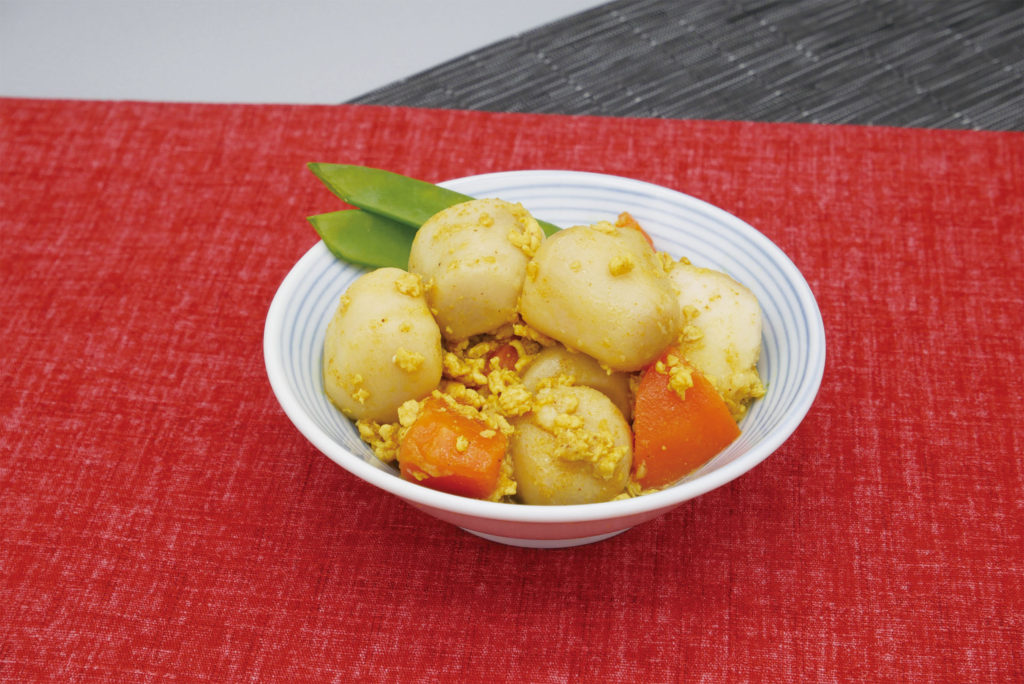 健康経営は「おいしい」で選ぶ時代！さっぱり里芋のカレーそぼろ