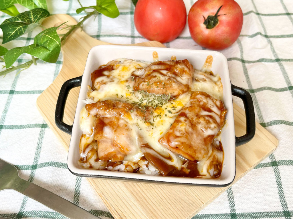 社食惣菜アレンジレシピ「チキンドリア」