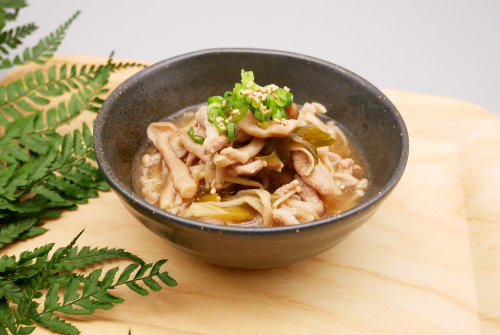 健康経営を支える！豚肉ときのこのしぐれ煮