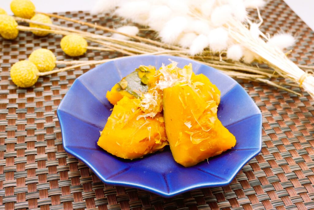 社食惣菜の食べ合せ「かぼちゃの土佐煮」