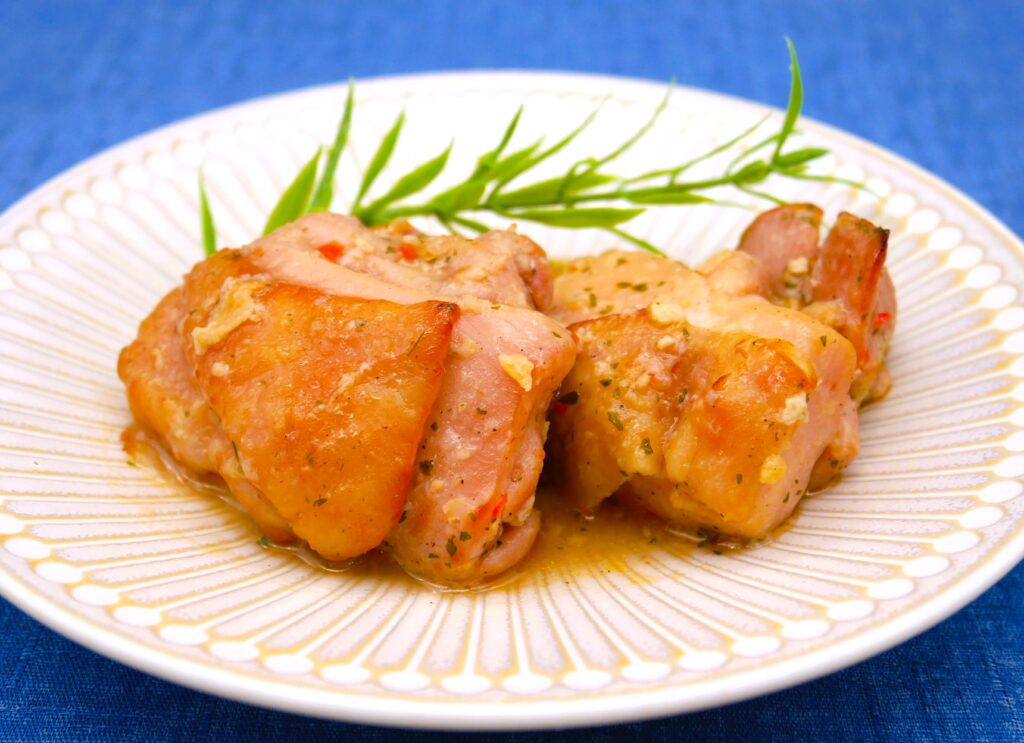 社食惣菜の食べ合せ「chickenチーズソテー」