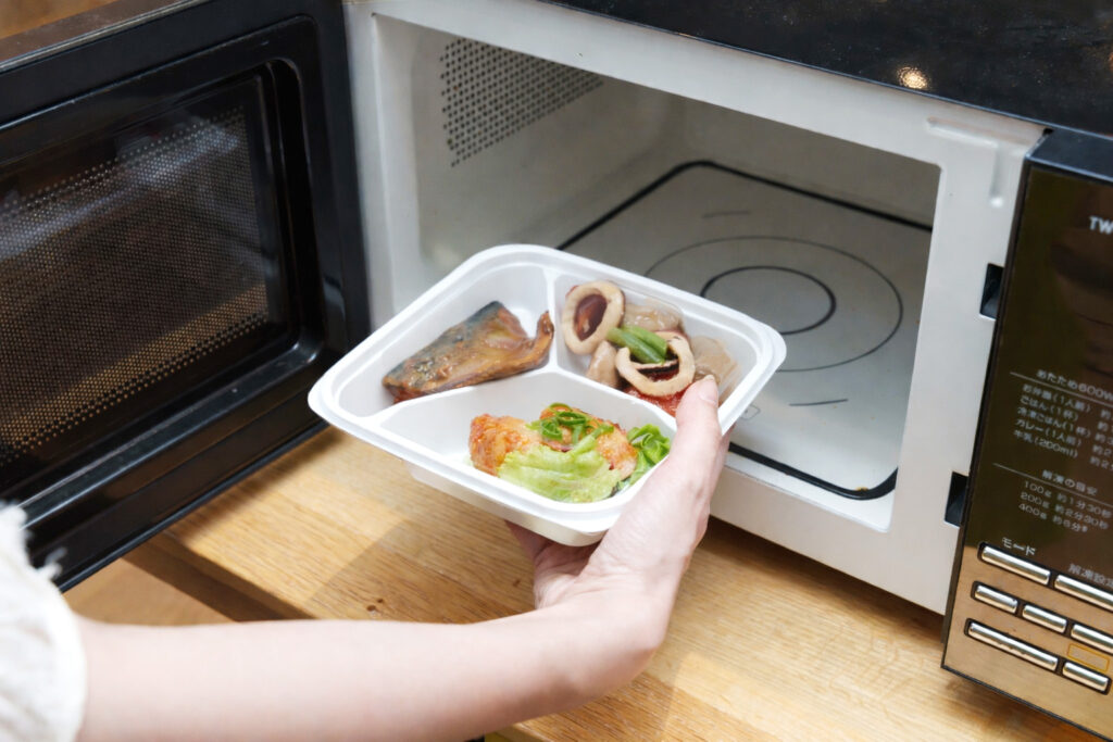 オフィス惣菜をさっそく食べよう！「・・・○○ってどうするの？」