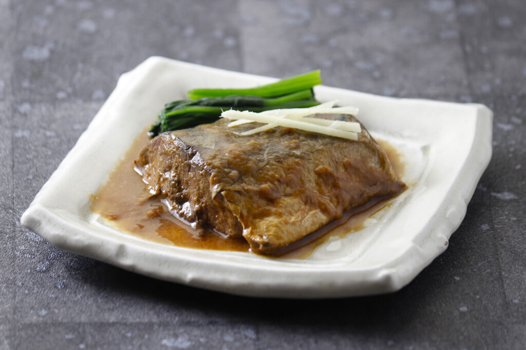 社食惣菜アレンジメニュー「さば白味噌煮」