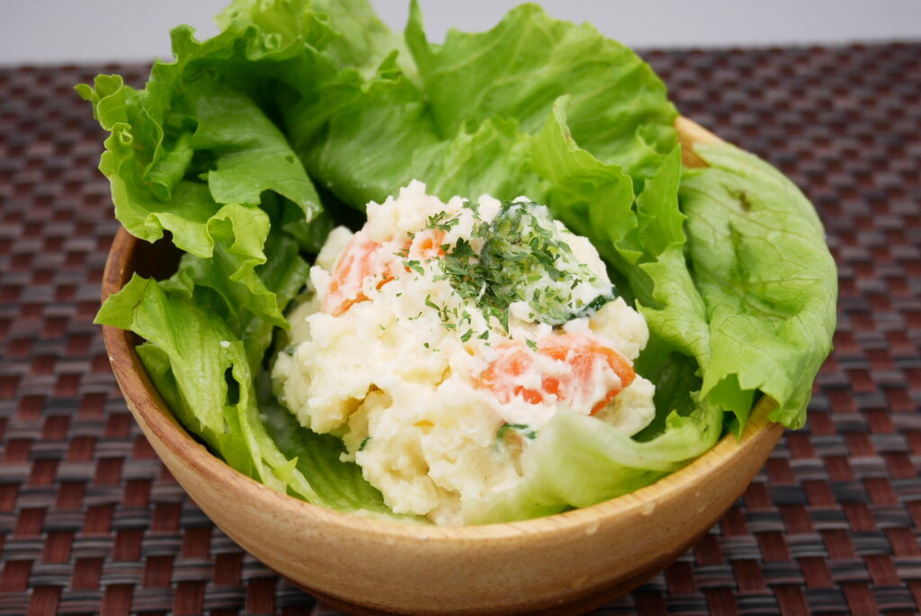 社食惣菜の食べ合せ「王道のポテトサラダ」