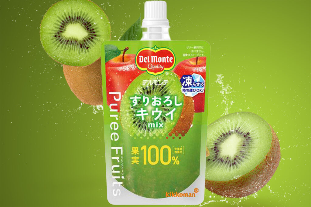 社食惣菜の食べ合せ「デルモンテ ピュレフルーツ すりおろしキウイミックス」