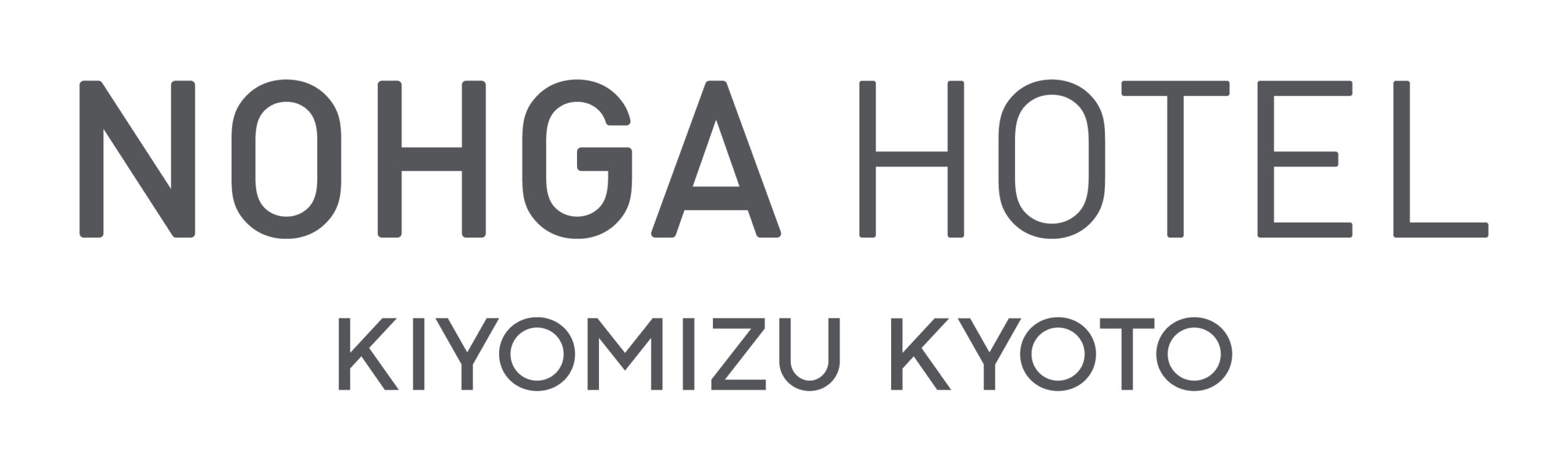 NOHGA HOTEL KIYOMIZU KYOTOノーガホテル 清水 京都様ロゴ